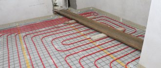 floor heating pipe length