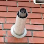 Двухтрубная система для удаления дыма