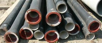 sewer pipes for external sewerage