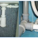 Канализационные трубы на кухне