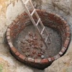 Brick cesspool