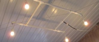 We make lamps from pipe scraps with our own hands