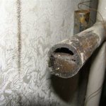 In the photo: this is what can happen inside a heating pipe