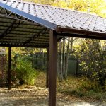 навес из металлопрофиля