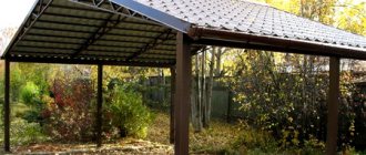 metal profile canopy