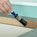 Cleaning the surface before applying sealant