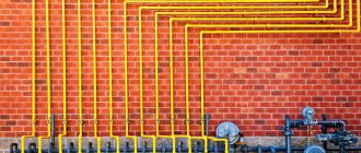 Plastic pipes for gas
