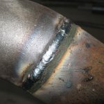 Preparatory stage of arc welding of pipes