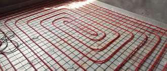 heating floor connection