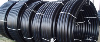 high pressure polyethylene pipes in coils