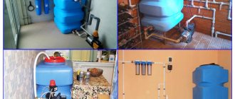Примеры использования накопительных емкостей для водоснабжения в быту.