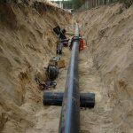 прокладка труб из пнд