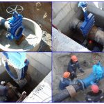 Шиберная задвижка.