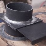 Slide damper for a chimney - installing a damper in a stove, video