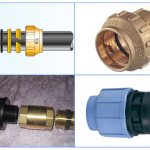 connection of HDPE pipe to metal