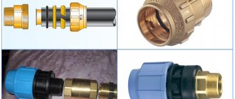 connection of HDPE pipe to metal