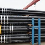 Steel pipes with markings