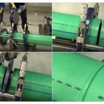 Welding of large diameter polypropylene pipes
