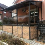Терраса к дому из металла: как сделать своими руками из профильной трубы