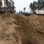 траншеи для водопровода