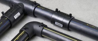 Corner connection of HDPE products with markings