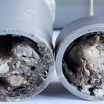 Засор в канализационной трубе